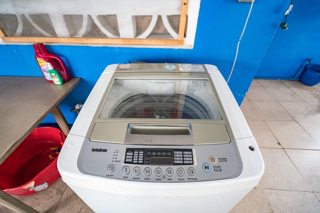 Studentenhuis Curacao wasmachine